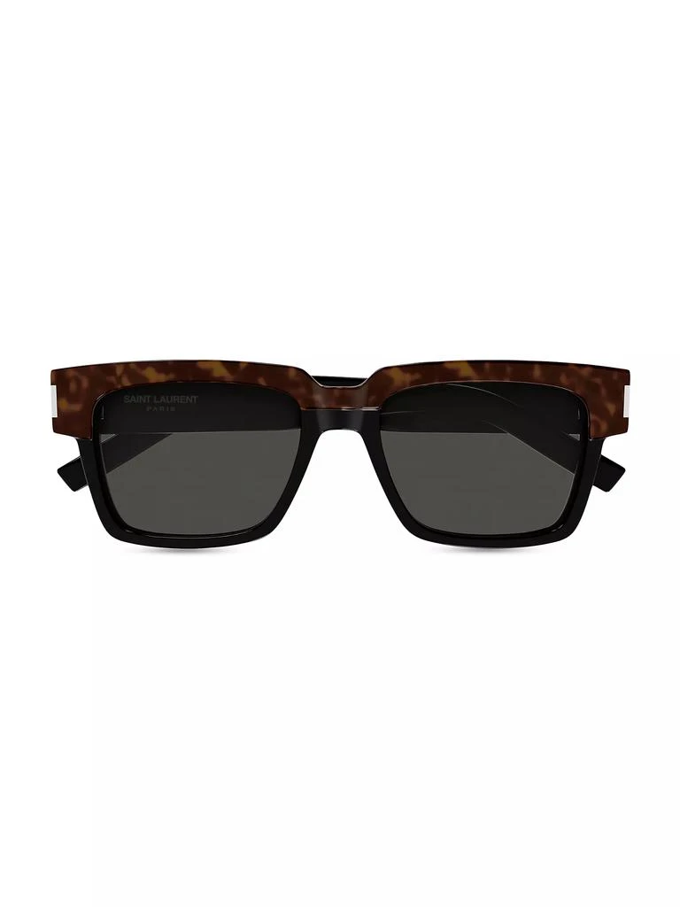Yves Saint Laurent Corner Angle L 54MM Squared Sunglasses 2
