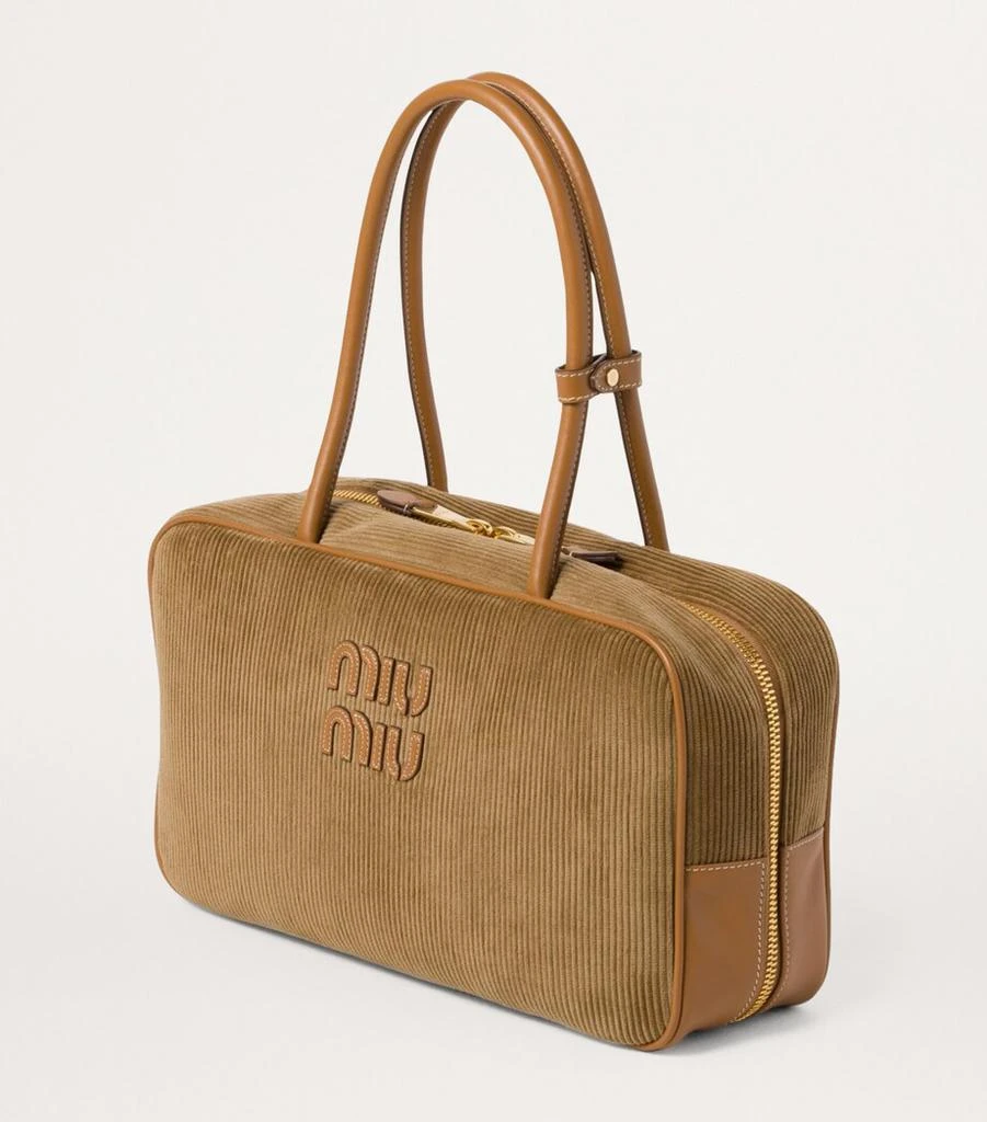 Miu Miu Corduroy Beau Top-Handle Bag 2
