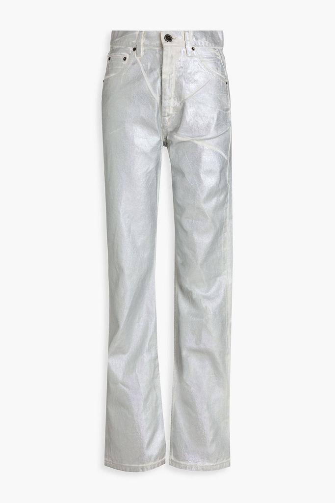パンツ ROTATE BIRGER CHRISTENSEN SILVER PANTS IN ORGANIC DENIM ROTATE Birger Christensen Silver pants in organic denim