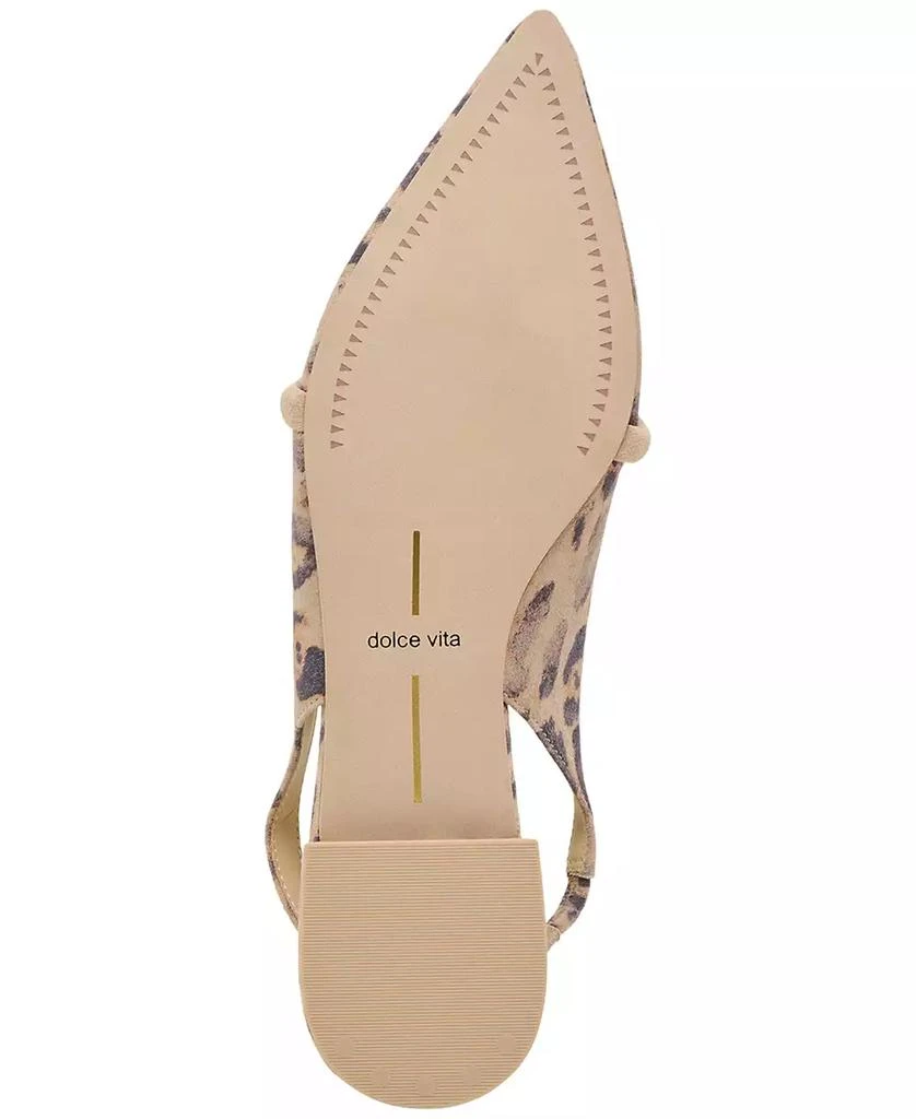 Dolce Vita Women's Payge Bow Pointed-Toe Slingback Flats 5