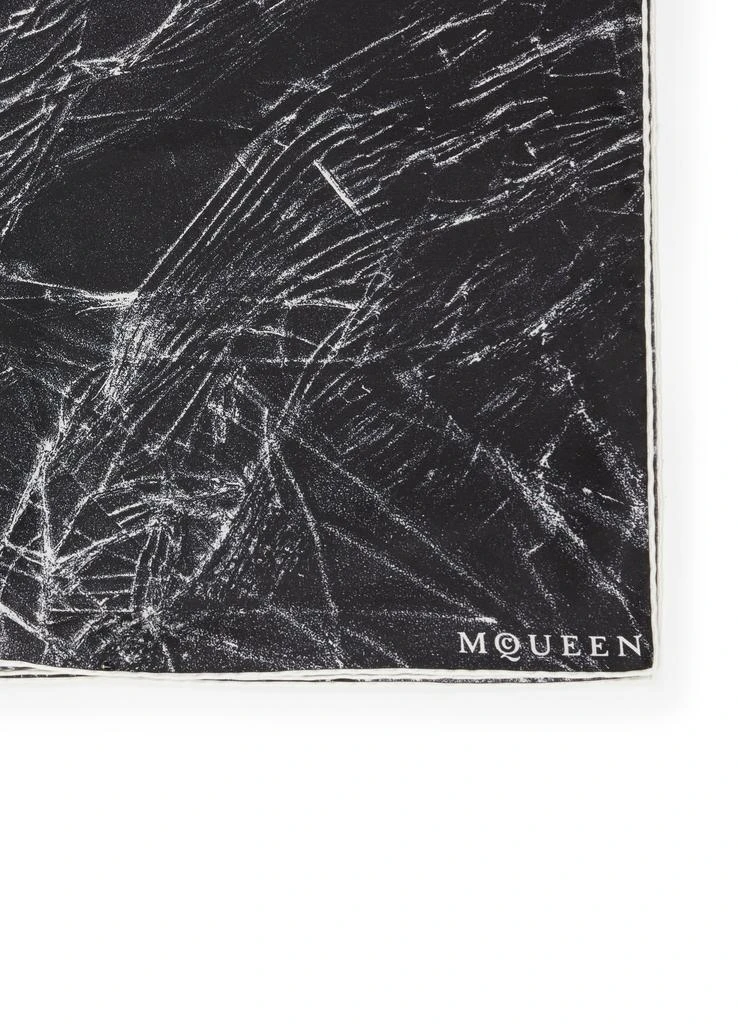 Alexander McQueen Silk smashed glass scarf 3
