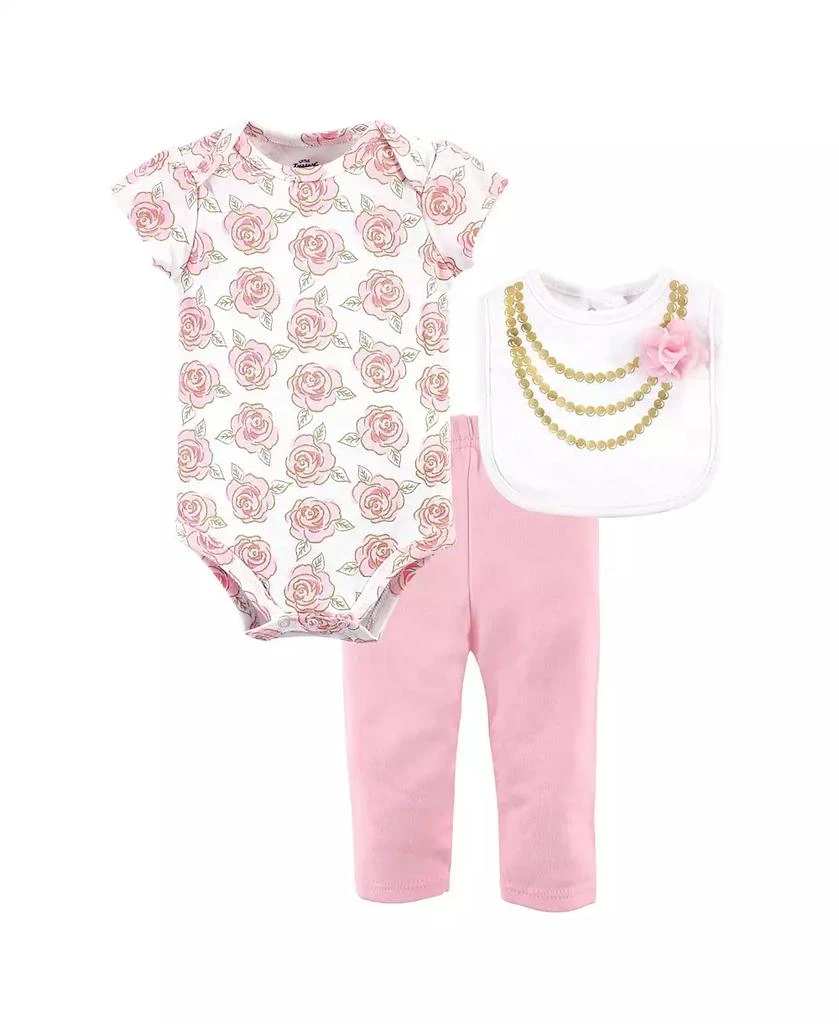Little Treasure Treasure Bodysuit, Pant and Bib