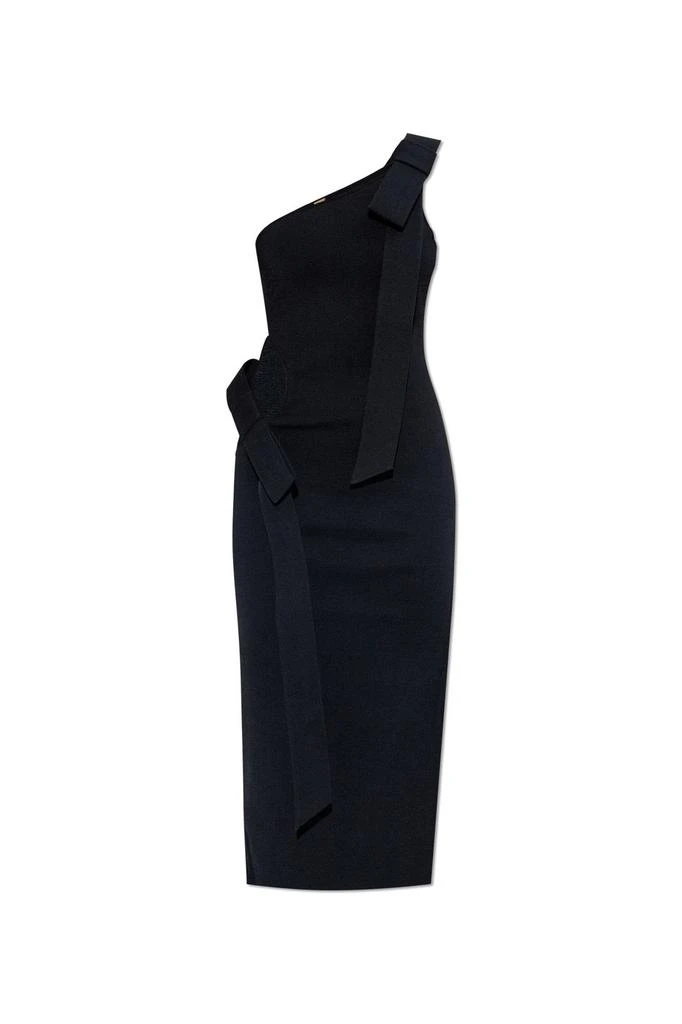 pinko knitted dress Pinko Knitted Dress With Angora Body And Knitted Sleeves Black –  SisterOnlinestore main image 1