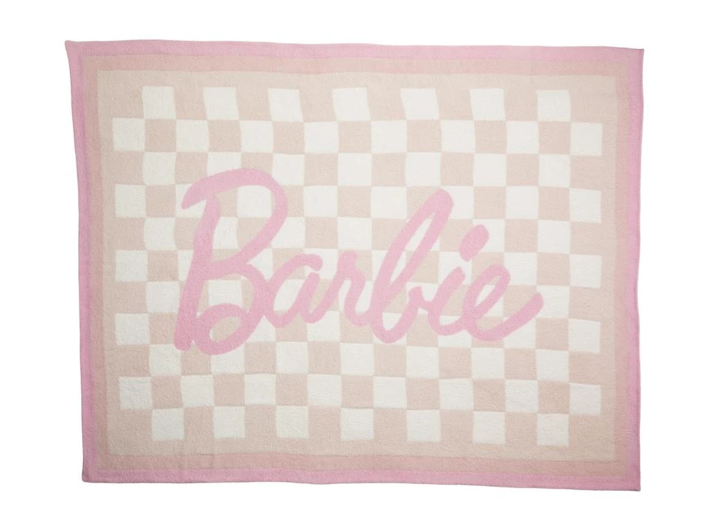 Barefoot Dreams CozyChic® Barbie Checkered Throw 2