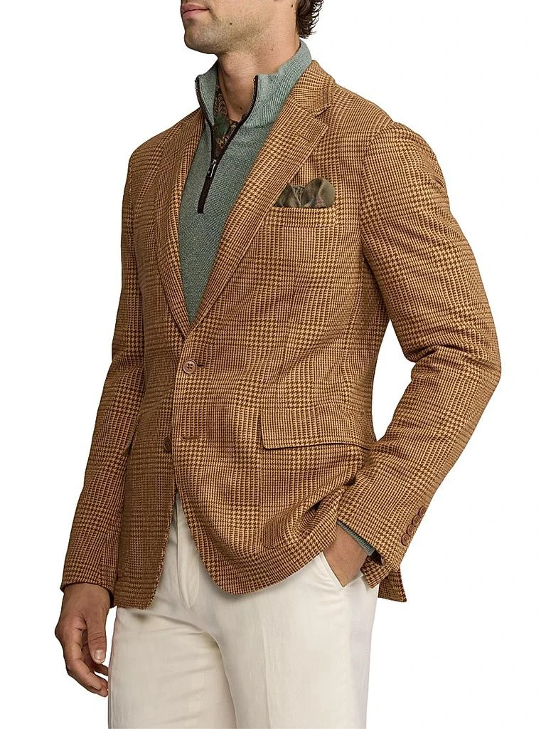 Ralph Lauren Hadley Hand-Tailored Plaid Jersey Jacket 4