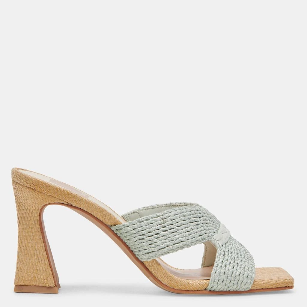 Dolce Vita Nitro Heels Mint Raffia 1