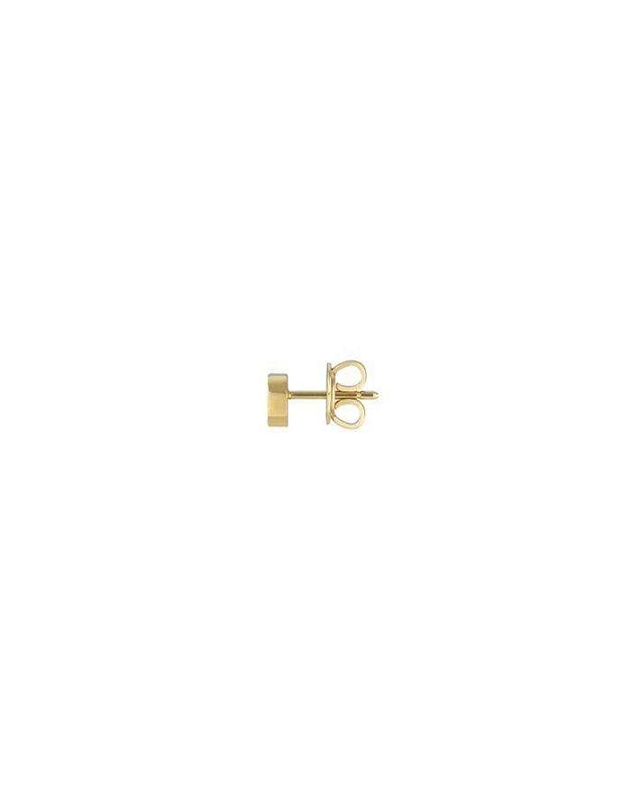 Gucci 18K Yellow Gold Interlocking G Stud Earrings