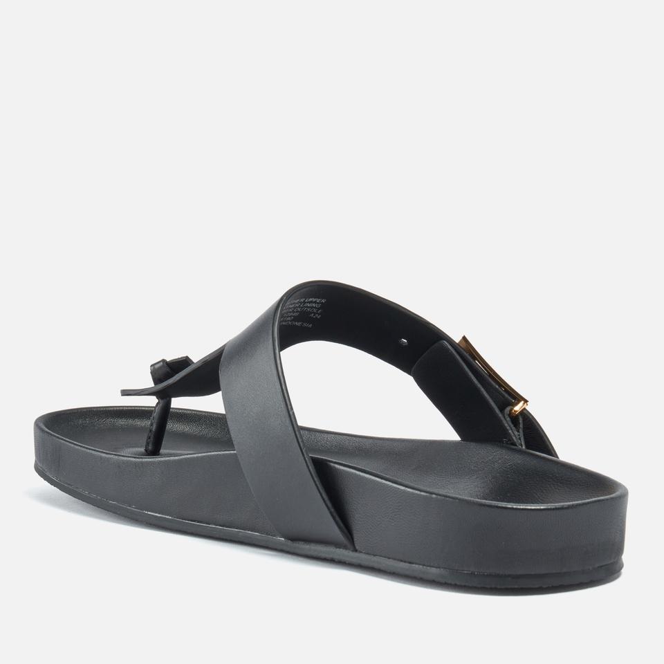 Tory Burch TORY BURCH WOMEN'S MELLOW LEATHER TOE-POST SANDALS