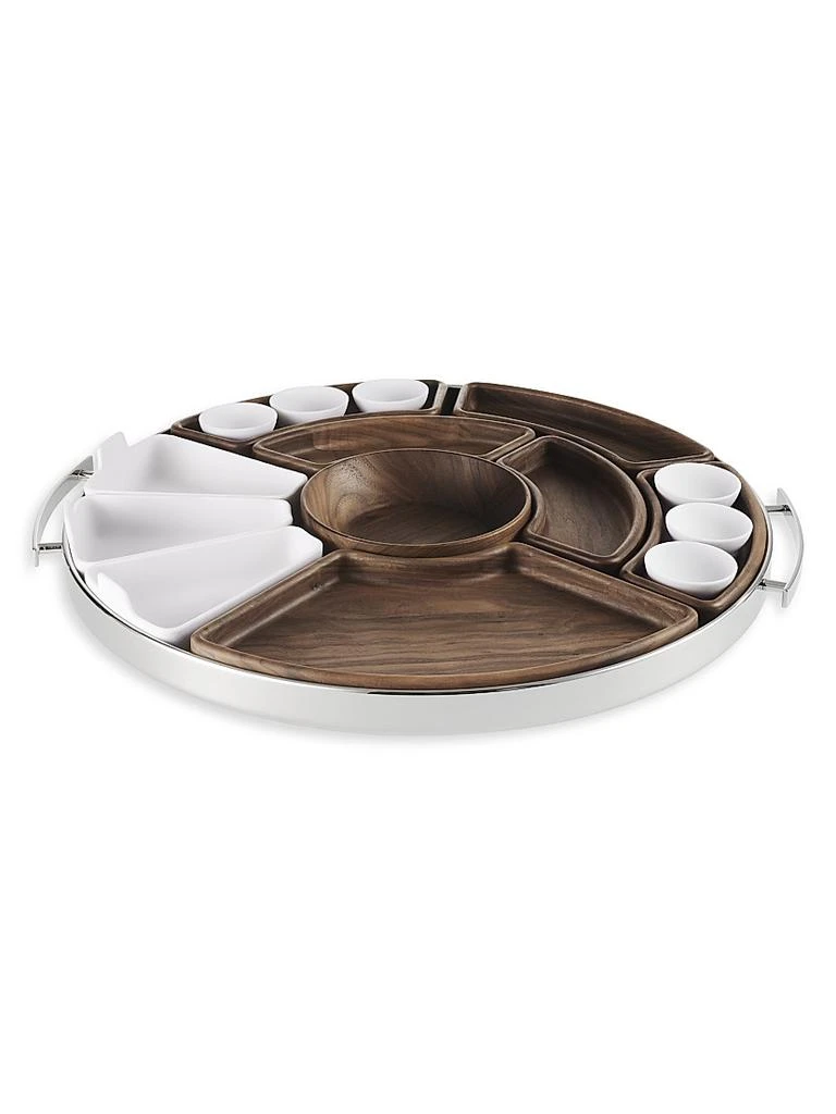 Christofle Mood Asia Stainless Steel Serving Tray Set