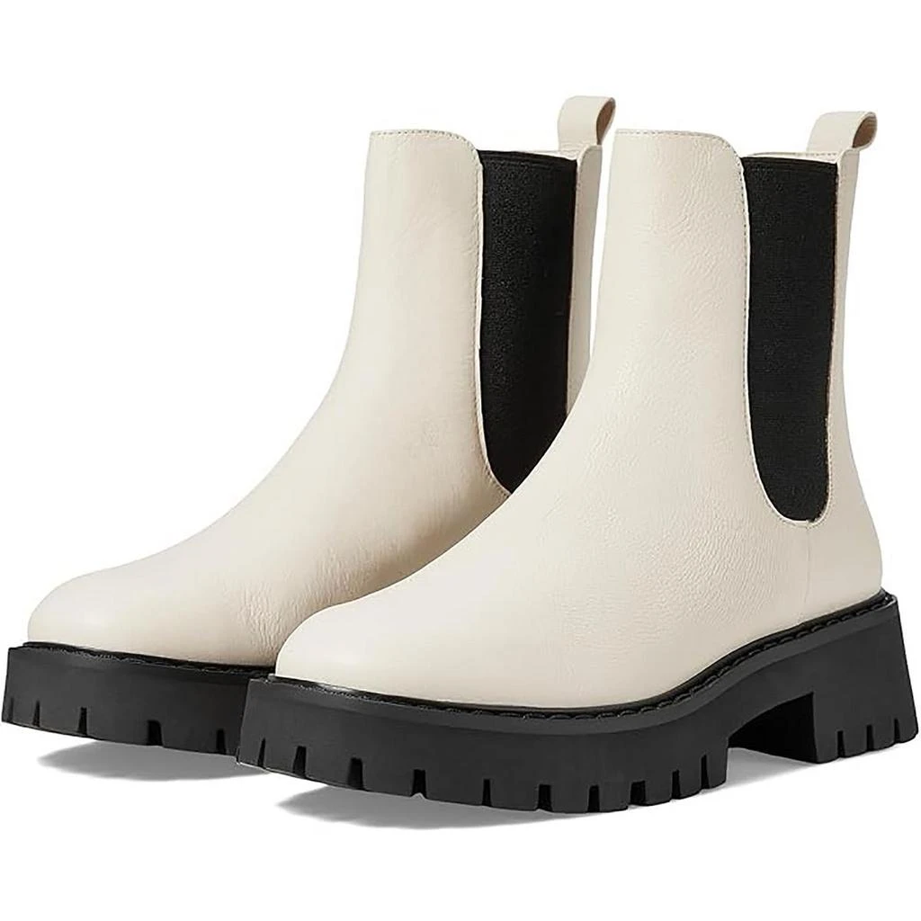Michael Kors Asher Flat Bootie Womens Stretch Leather Chelsea Boots 1