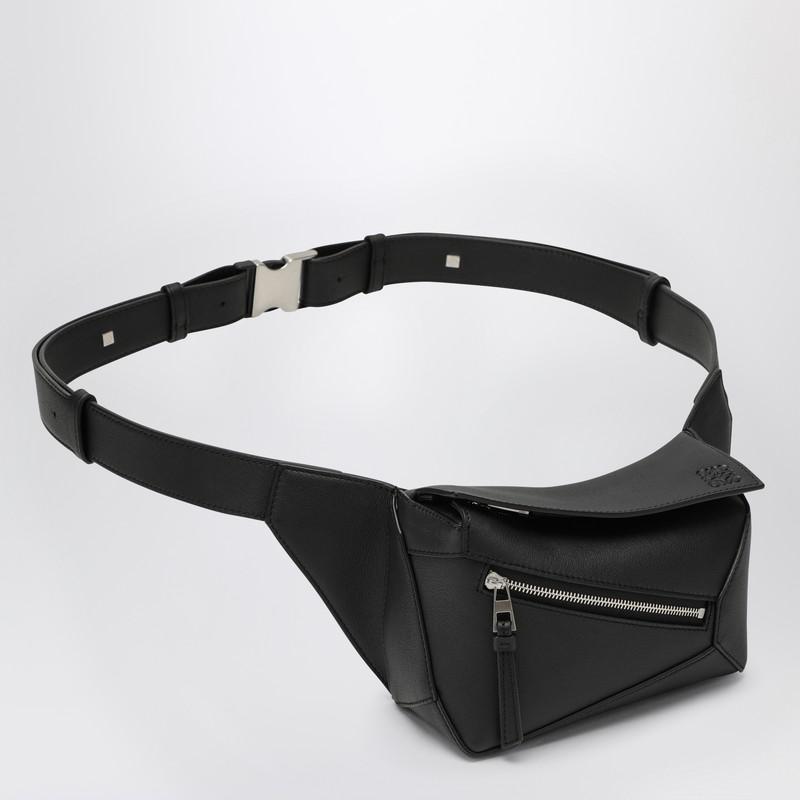 Loewe Mini Puzzle bumbag in black leather - Bags - Compare