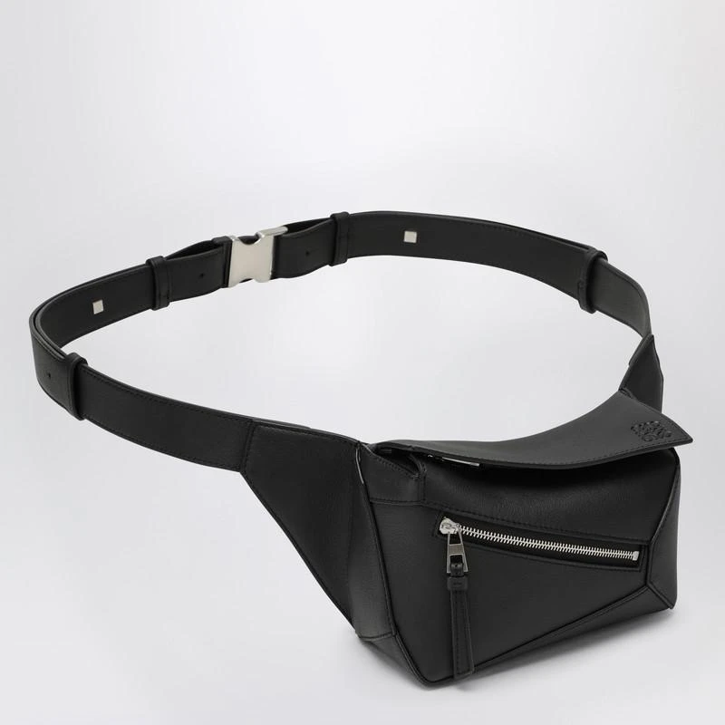 Loewe Mini Puzzle bumbag in black leather 4