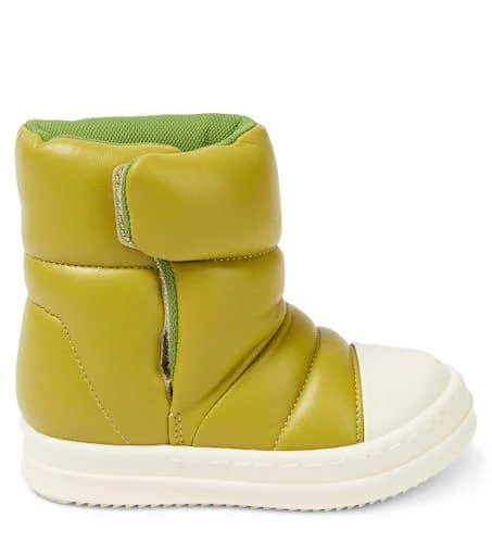Rick Owens Puffer leather boots 3