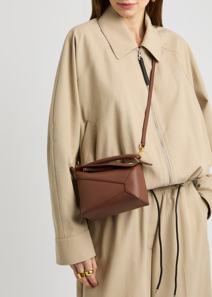 Loewe X Suna Fujita Puzzle Edge Hamster mini leather cross-body