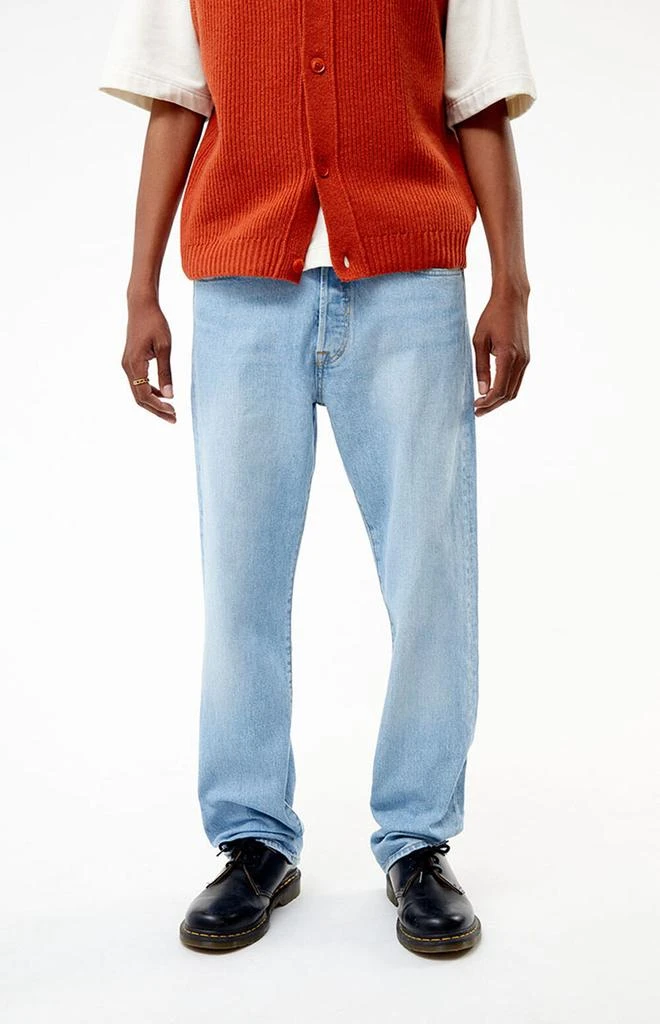 Levi's Light Indigo Blue 501 Original Fit Jeans 2