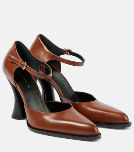 Dries Van Noten 95 leather Mary Jane pumps 1