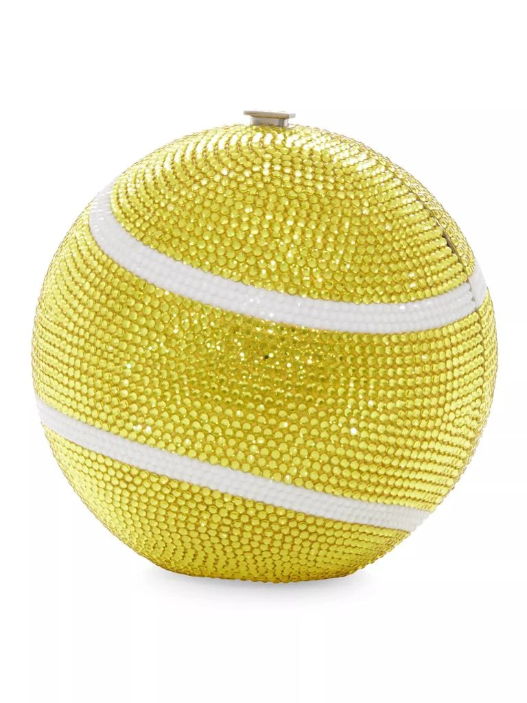 Judith Leiber Tennis Ball Crystal-Embellished Clutch 7