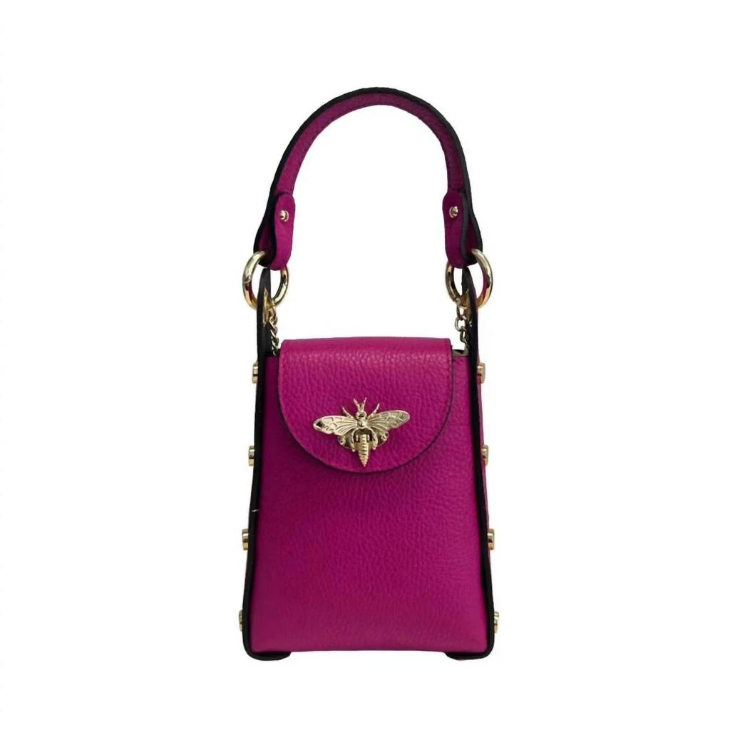 Jijou Capri Jijou Capri - Women
s Bumblebee Leather Cellphone Case Bag