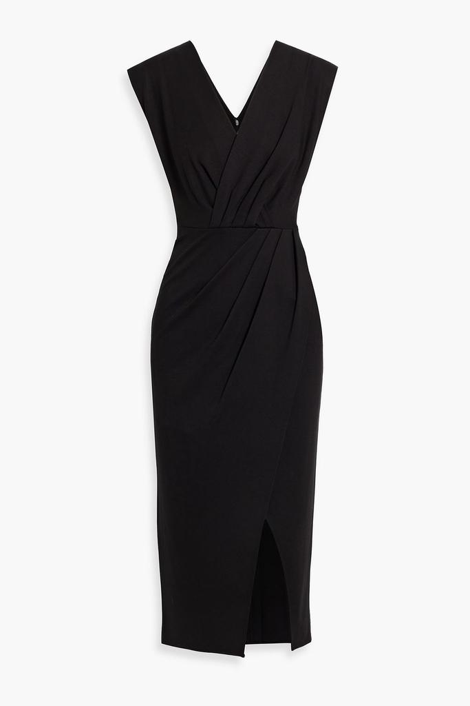 Diane von Furstenberg Edwina knitted jacquard wrap dress