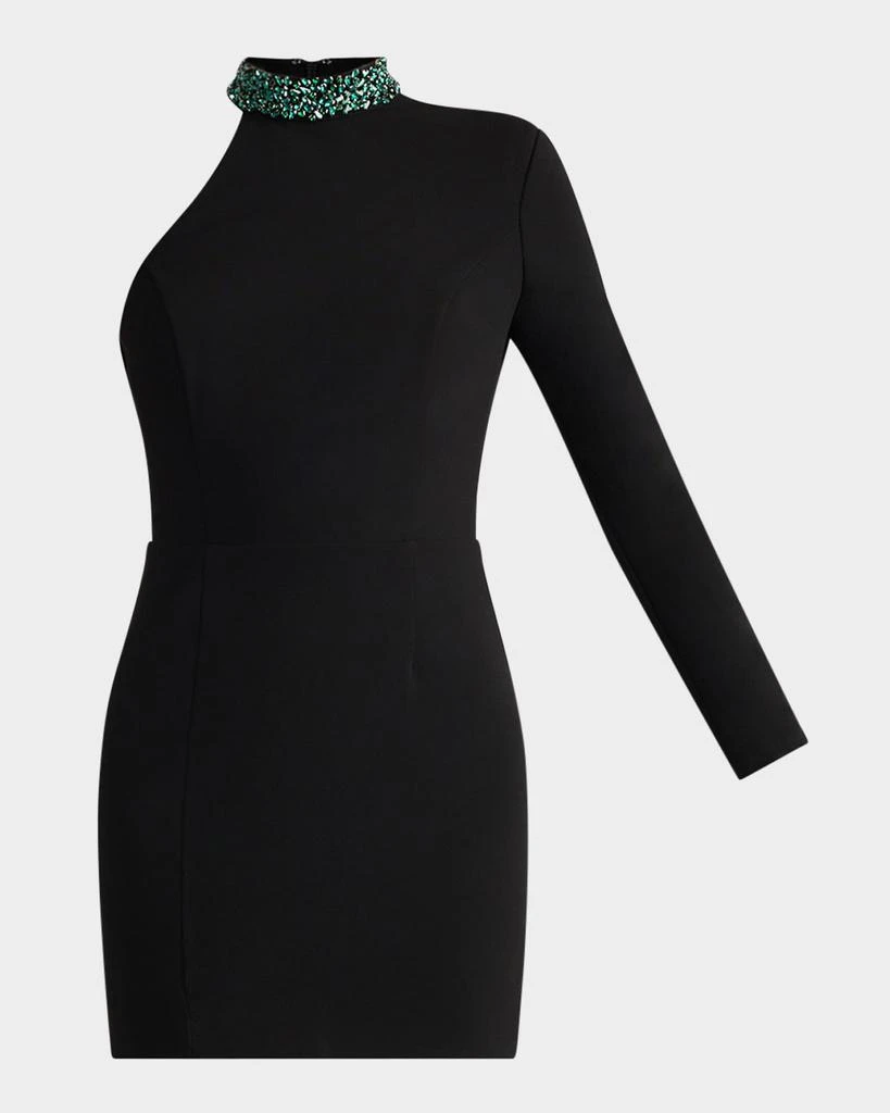 white christmas dresses Onyx Off Shoulder Gown by Zac Posen main image 1