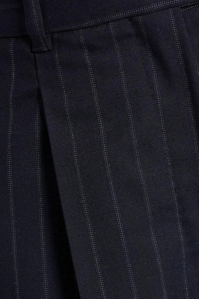 Max Mara Pinstriped wool-blend flared pants 4