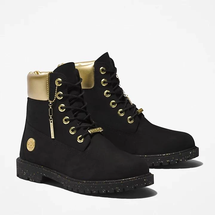 Timberland Timberland® Heritage 6 Inch Boot for Women in Black/Gold 4
