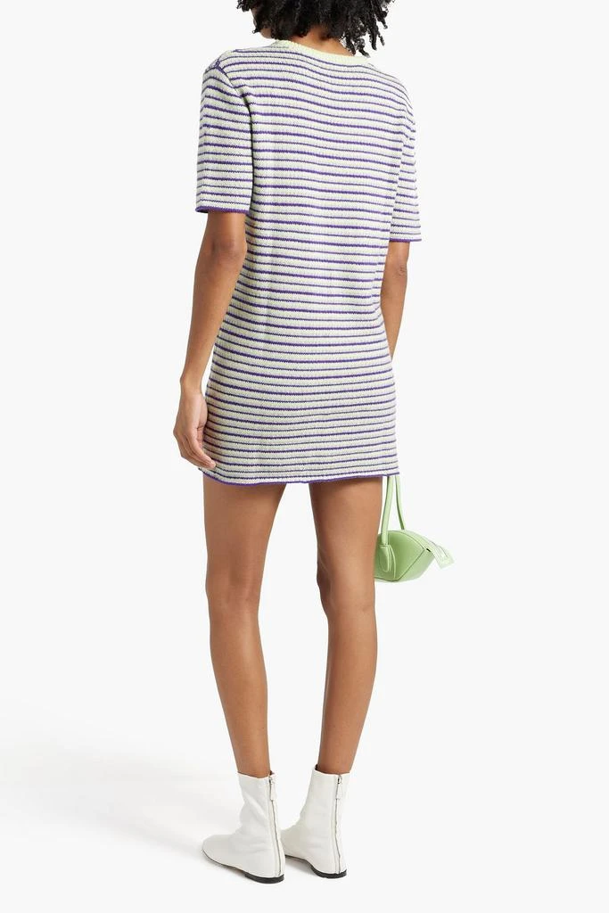Lisa Yang Kian striped cashmere mini dress 3