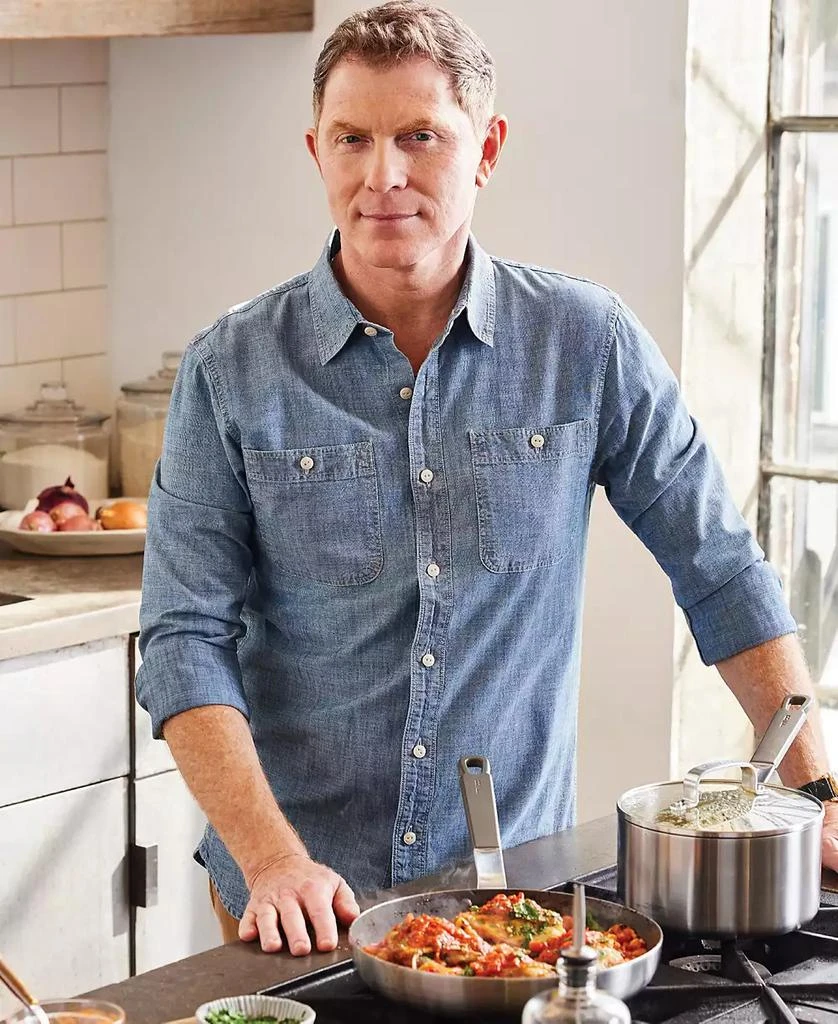 Greenpan X Bobby Flay Stainless Steel Uncoated Nonstick 12-Piece Cookware Set 3