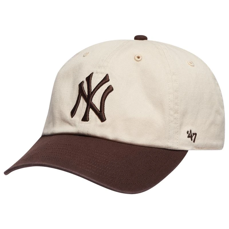 47 Brand 47 Brand Yankees Natural Two Tone Clean Up Cap - Adult 1