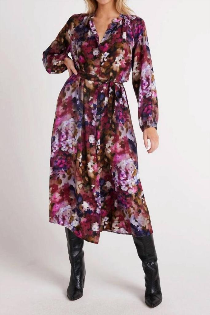 Bella Dahl Bella Dahl - Long Sleeve Raglan Midi Dress