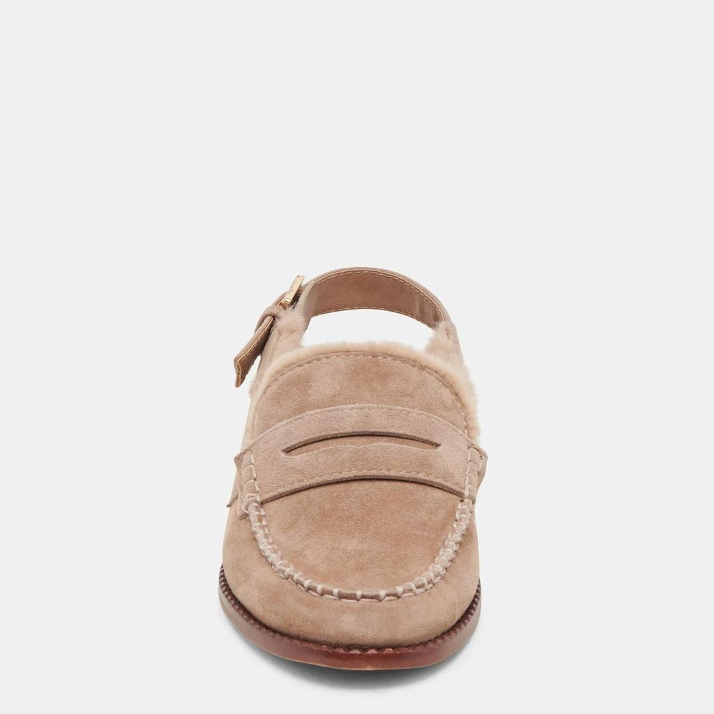 Dolce Vita Hardi Plush Loafers Mushroom Suede 6