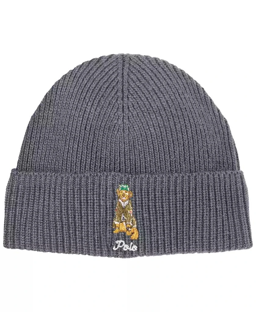 Ralph Lauren Men's Preppy Golden Retriever Beanie 1