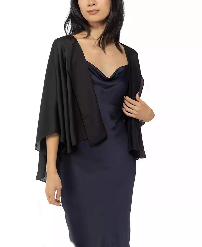 Giani Bernini Women's Satin Capelet Evening Wrap with Closure 7