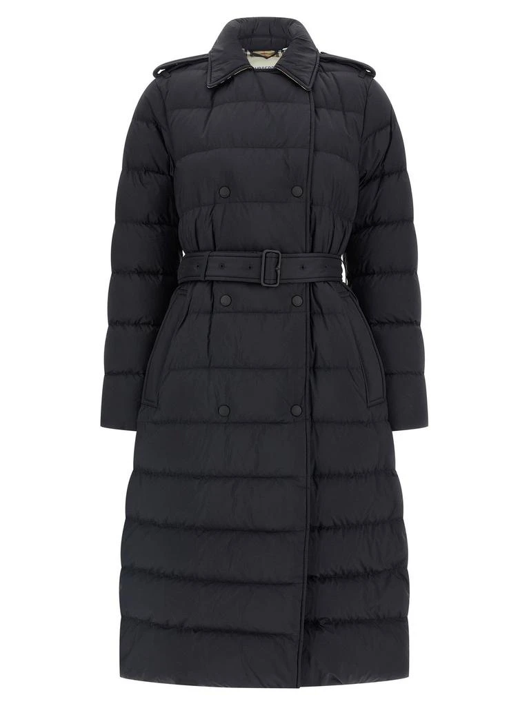 Burberry Burberry Belted Waist Hooded Padded Trench Coat 2