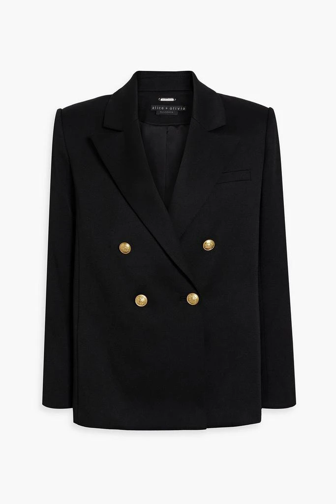 ALICE + OLIVIA Anthony double-breasted crepe blazer 1