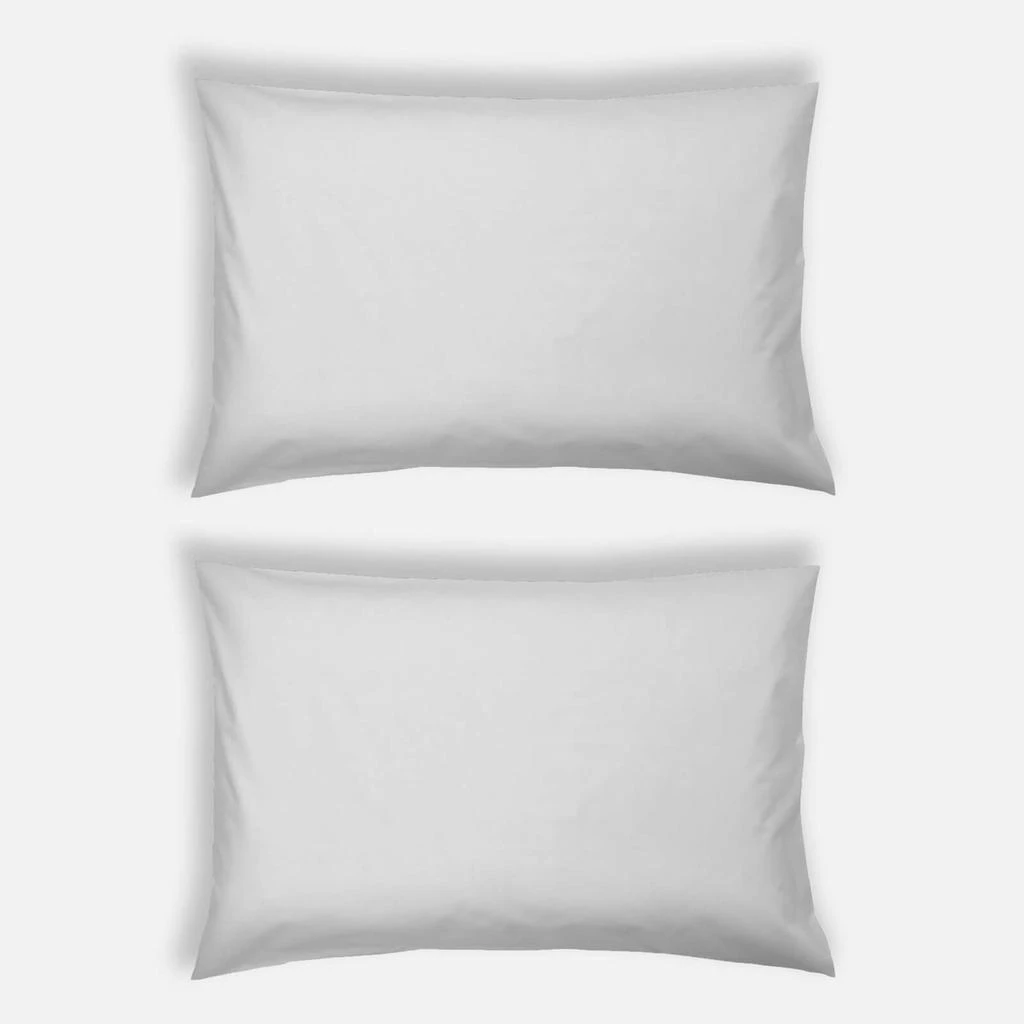 ïn home ïn home 200 Thread Count 100% Organic Cotton Pillowcase Pair - Light Grey 1