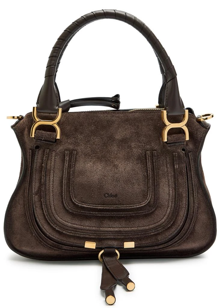 Chloé Marcie small suede shoulder bag 1