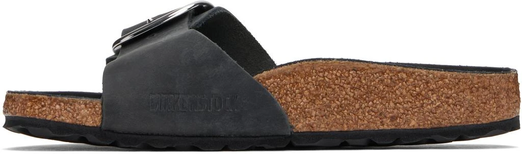 Birkenstock Black Narrow Madrid Big Buckle Sandals 3