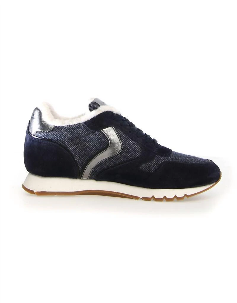 Voile Blanche Voile Blanche - Women's Julia Fur Suede Felt Sneakers 2