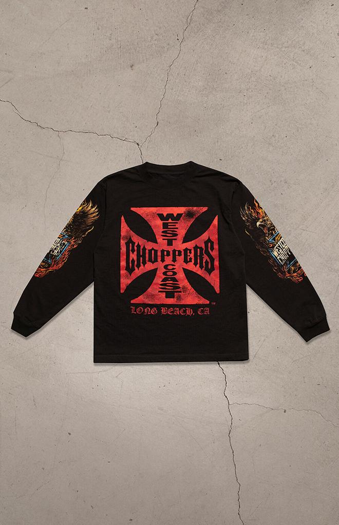 West Coast Choppers Saw Red Long Sleeve T-Shirt - T-Shirts