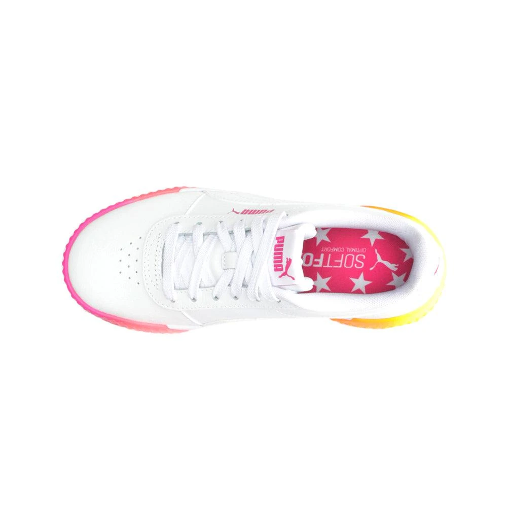 Puma Carina Neon Fade Sneakers (Big Kid) 4