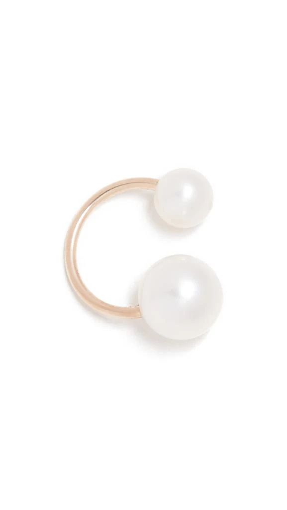 Zoe Chicco 14k Gold Freshwater Cultured Pearl Ear Cuff 3