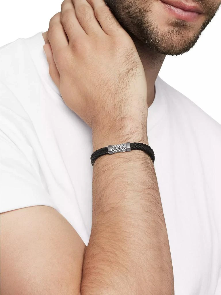 David Yurman Chevron Rubber Bracelet 2