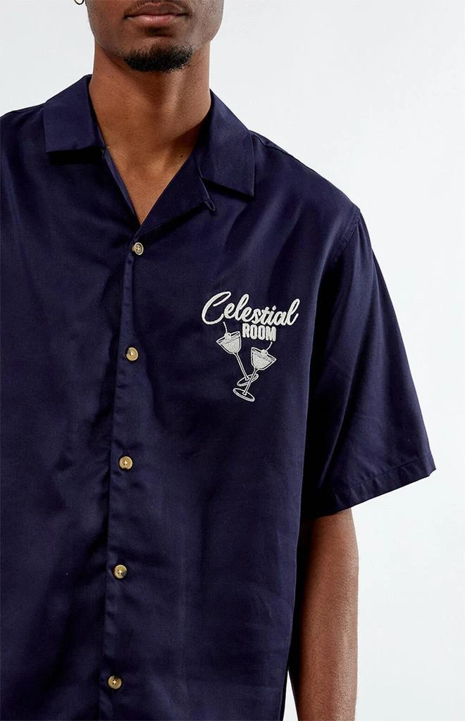 PacSun Tencel Embroidered Oversized Camp Shirt 2