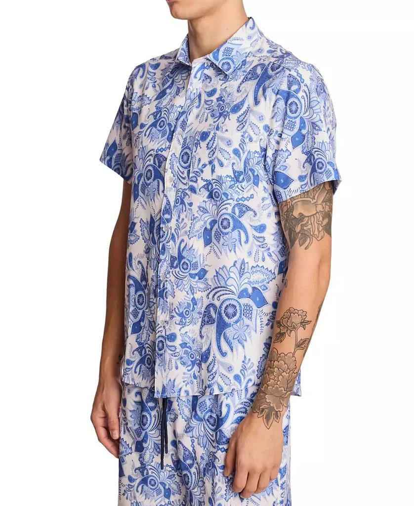 Paisley & Gray Men's Gilby Floral Swim Shirt 3
