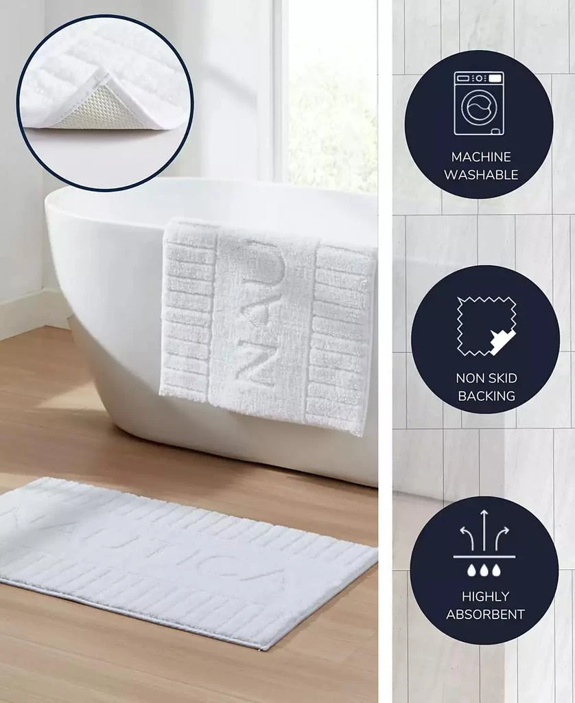 Nautica Logo Knit 2 Piece Bath Rug Set 7