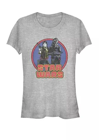 Star Wars Wars Han Chew Retro Primary Circle Short Sleeve Graphic T Shirt 1