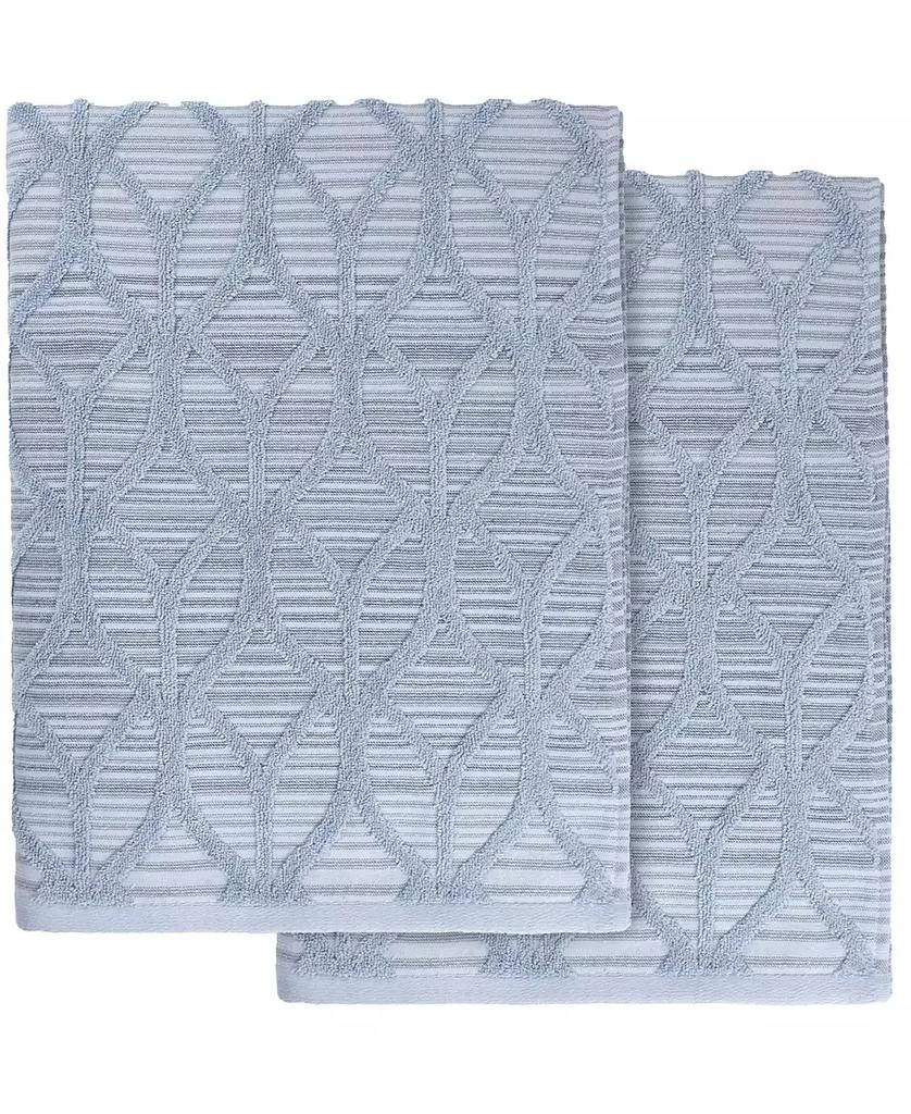 Linum Home Textiles Alev Jacquard 2 Piece Turkish Cotton 1