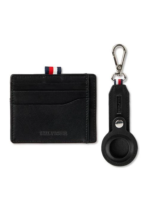 Tommy Hilfiger Hilfiger Card Case Wallet With Airtag Key Fob Pocket 1