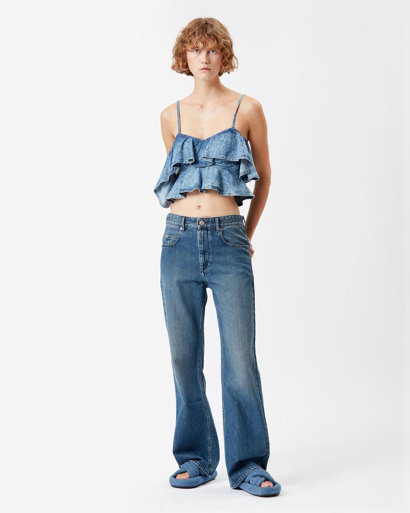 Isabel Marant Étoile MARANT ÉTOILE, BELVIRA FLARED JEANS - Women - Blue - 34